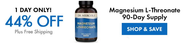 Obtenez 44% de rabais sur le L-thréonate de magnésium (90 jours)