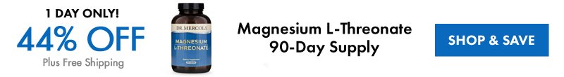 Obtenez 44% de rabais sur le L-thréonate de magnésium (90 jours)