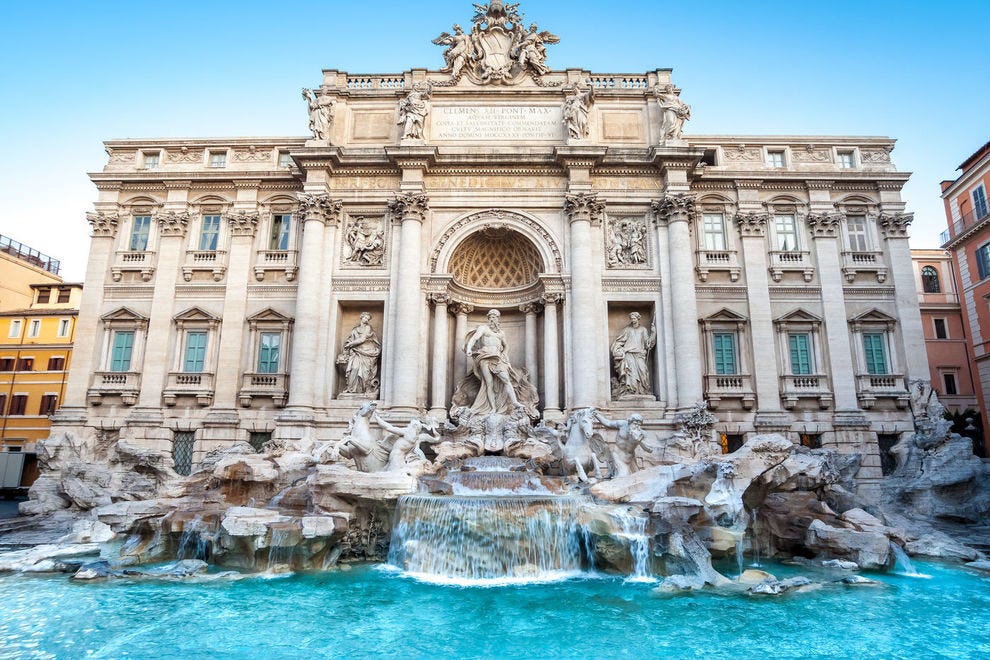 Fontaine de Trevi à Rome, Italie