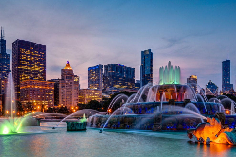 Fontaine de Buckingham à Chicago