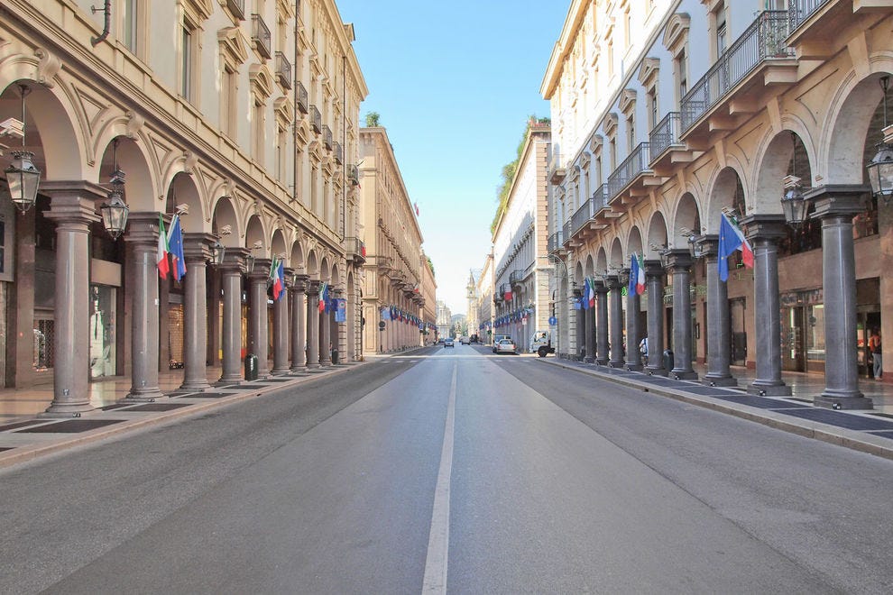 Via Roma à Turin