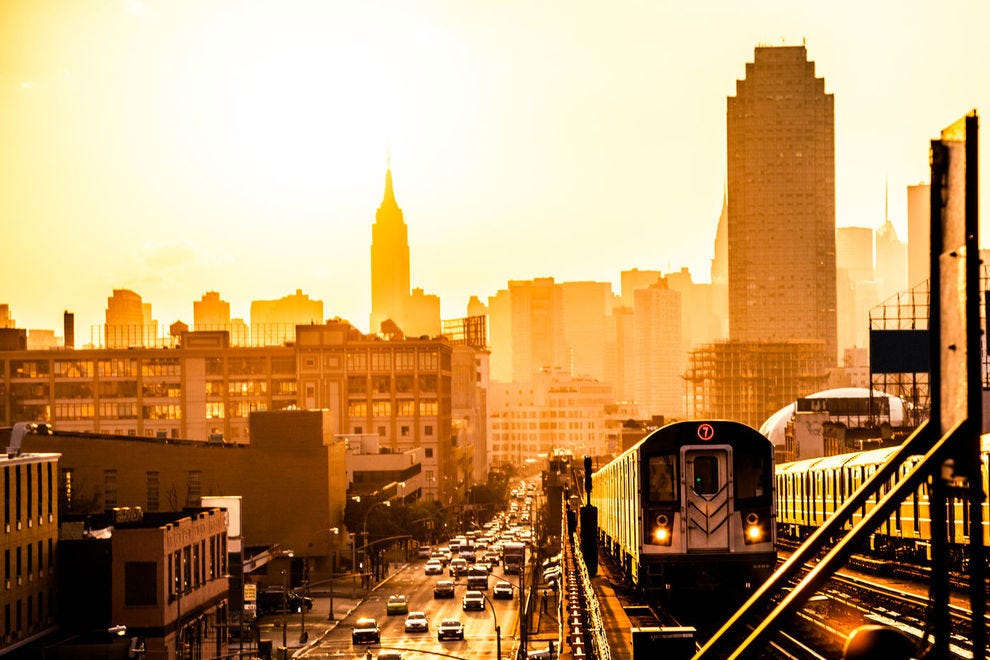 Chemin de fer surélevé à New York