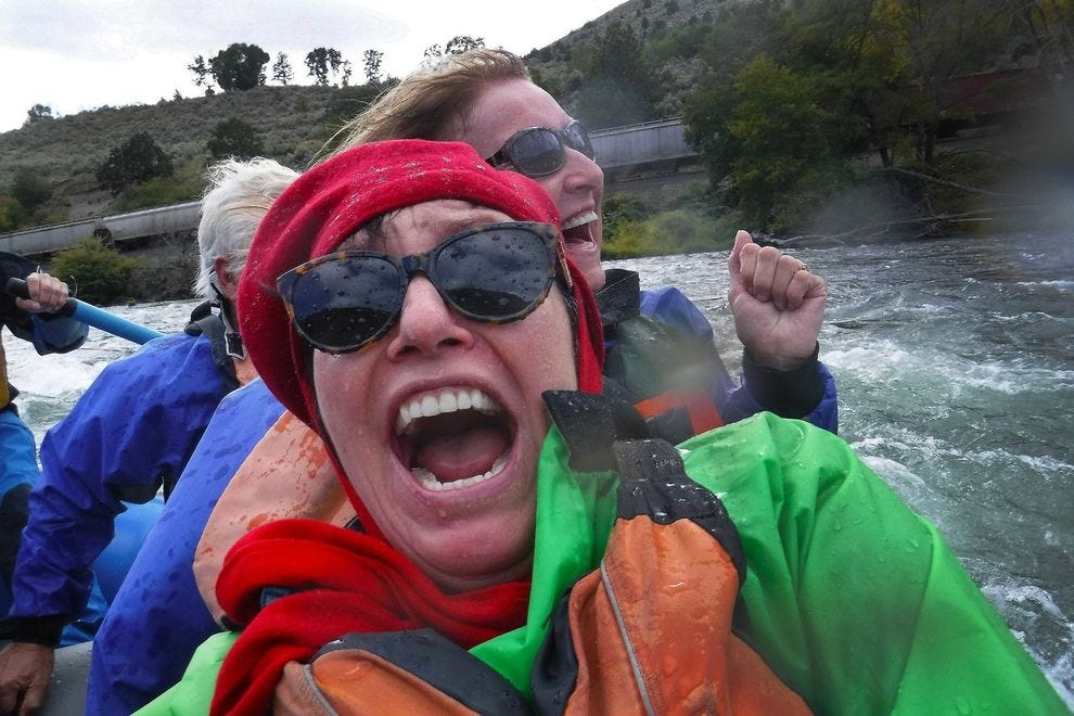 Excitation en rafting sur les Deschutes