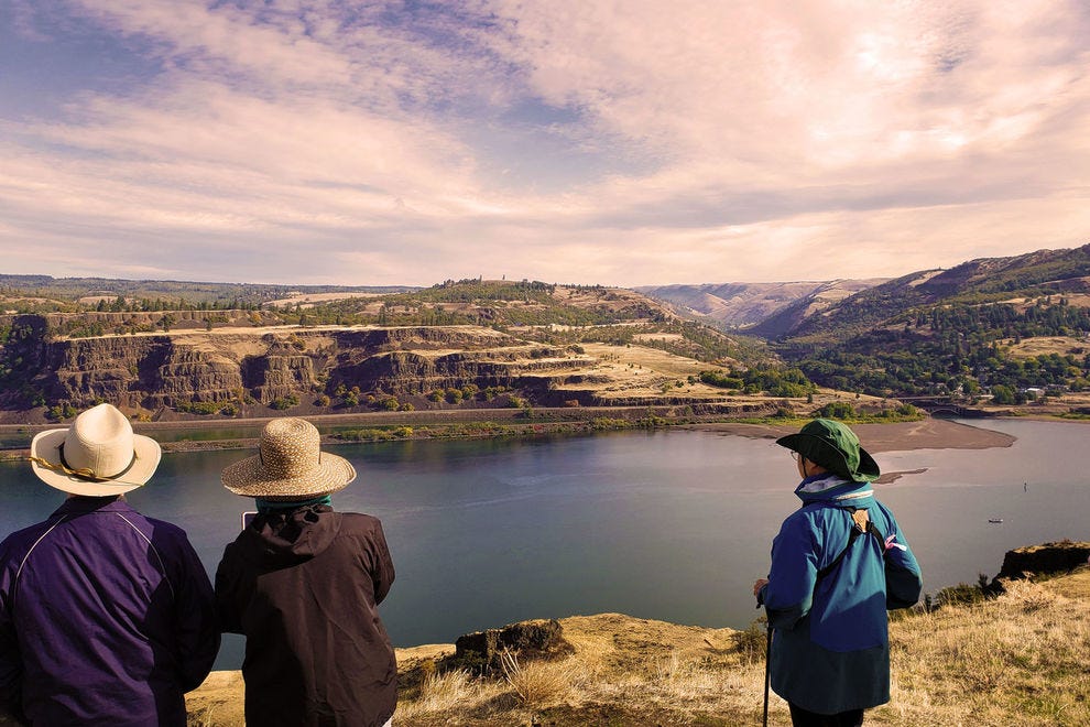 Vue du plateau de Rowena