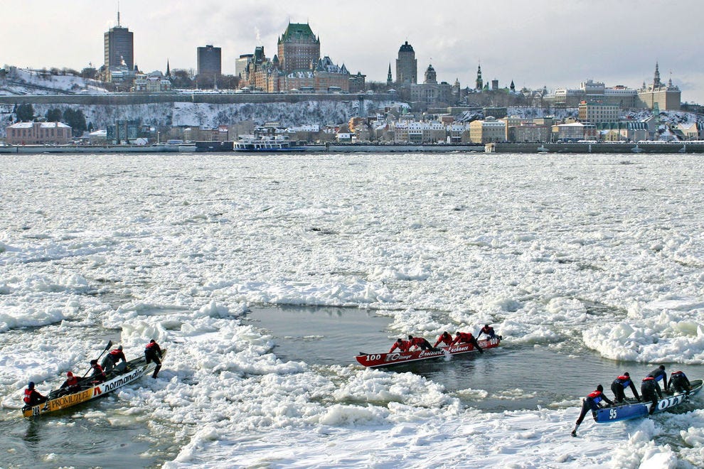 Fleuve Saint-Laurent gelé