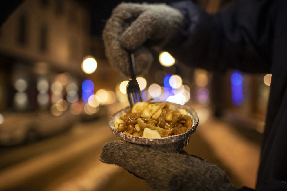 Traditional poutine