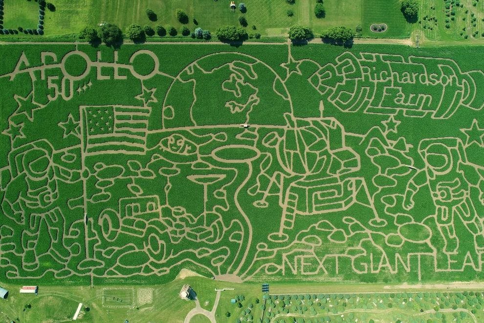 Labyrinthe 2019 à Richardson Adventure Farm