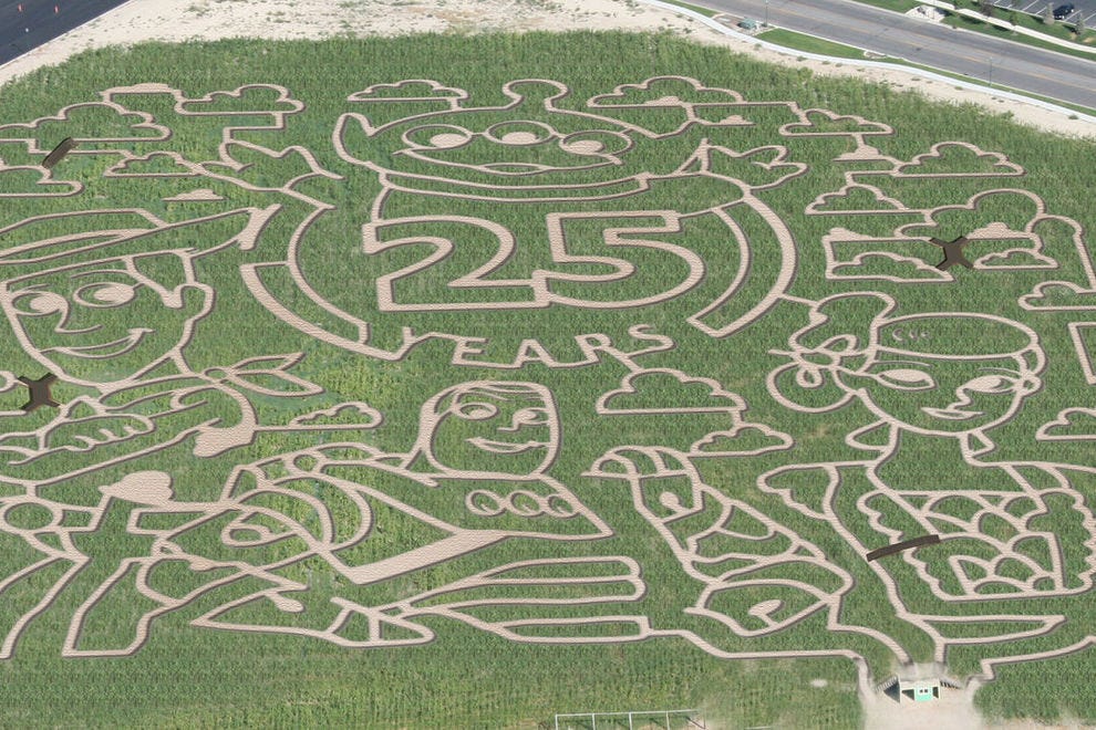 Labyrinthe de Cornbelly dans l'Utah