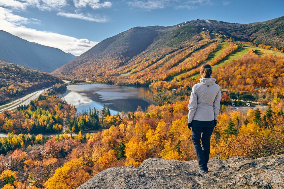 Belles montagnes blanches du New Hampshire