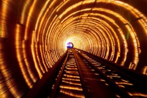 Bund Sightseeing Tunnel in Shanghai