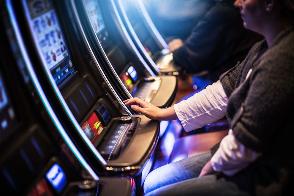 Machines à sous dans un casino