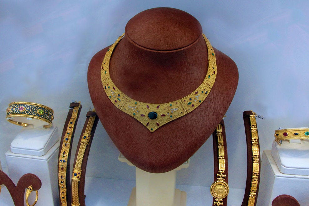 Bijoux en or à Mykonos