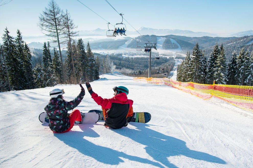 Dévalez les pentes dans l'une des meilleures stations de ski d'Amérique du Nord