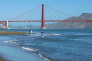 The iconic Golden Gate Bridge is the perfect backdrop for a weekend in San Francisco