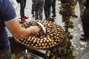 Roasted chestnuts were once easily found