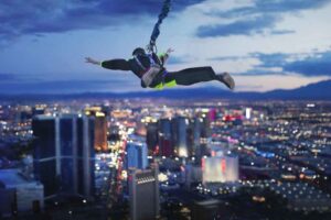 Take a SkyJump off the highest structure in Las Vegas