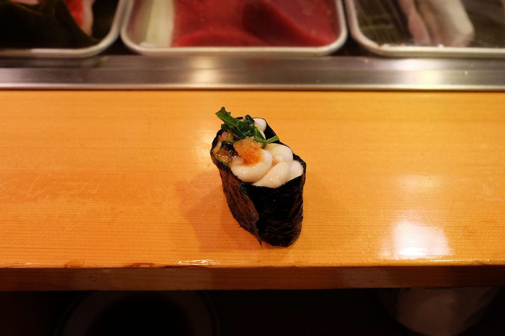 Sushi garni de shirako