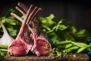 Rack of lamb