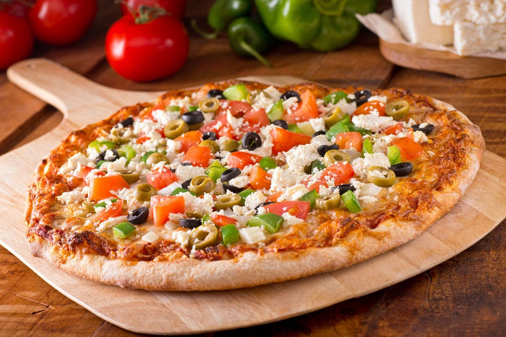 Les pizzas grecques sont populaires dans toute la Nouvelle-Angleterre