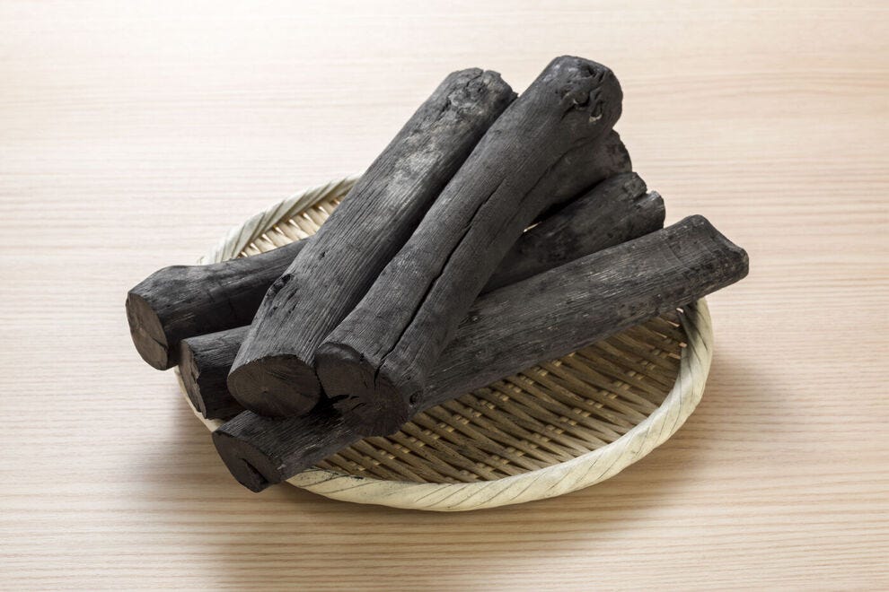Binchotan, charbon de bois blanc