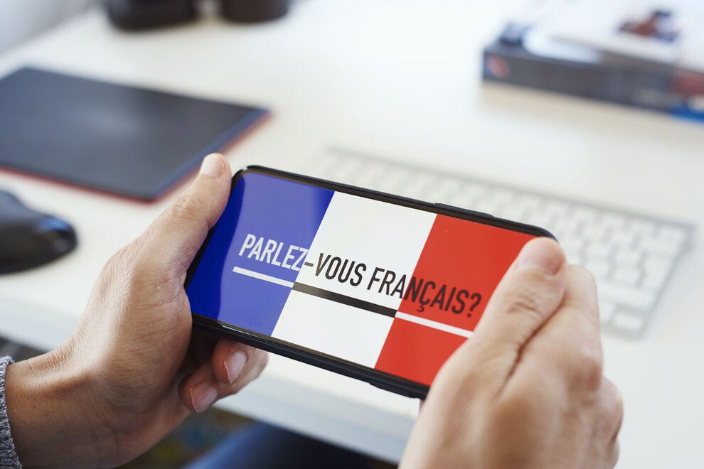 Vous pouvez apprendre le français sur votre smartphone