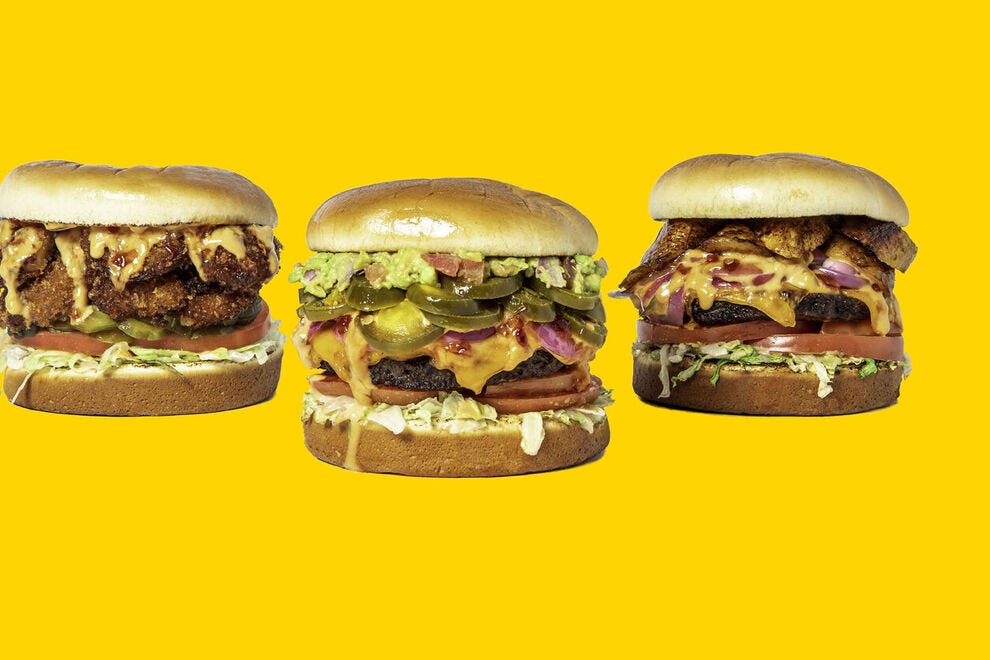 Les hamburgers végétaliens impressionnants inspirent beaucoup de clients à devenir des habitués