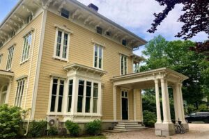 Spicer Mansion, built in 1853, is now a luxury boutique hotel
