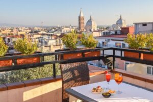 Roman dishes served up with an unforgettable view