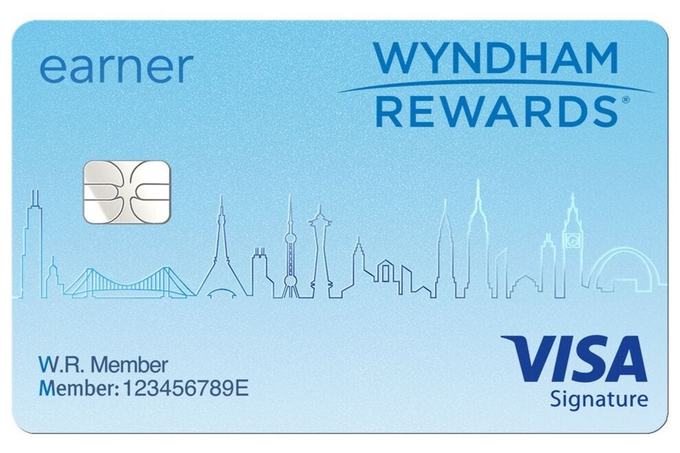 Les titulaires de carte gagnent jusqu'à huit points par dollar dans les propriétés Wyndham et sur les achats d'essence admissibles