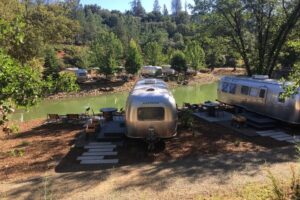 Airstreams at AutoCamp Yosemite