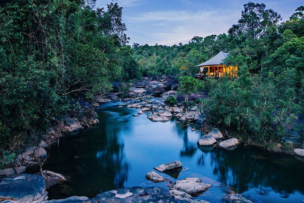 Tente de luxe Shinta Mani Wild dans la forêt tropicale