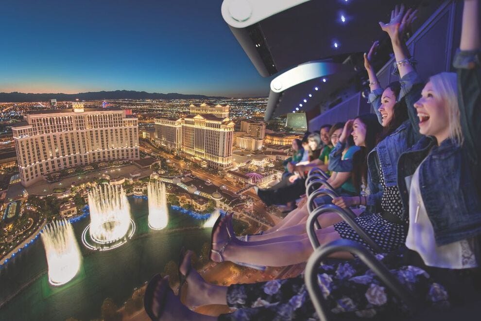 FlyOver Las Vegas vous permet de voir la splendeur de Las Vegas en même temps