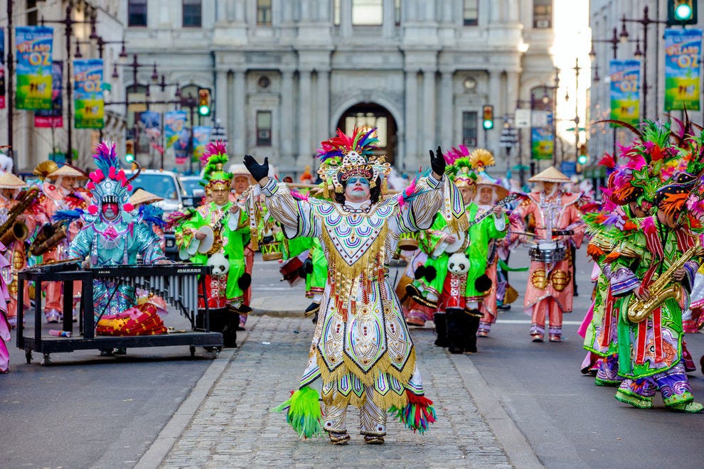 Philadelphia Mummers Parade remonte aux années 1800