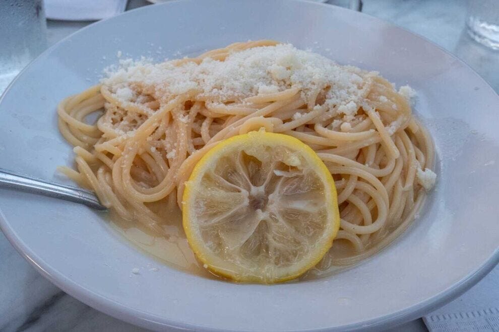 Spaghetti au citron du Gersi