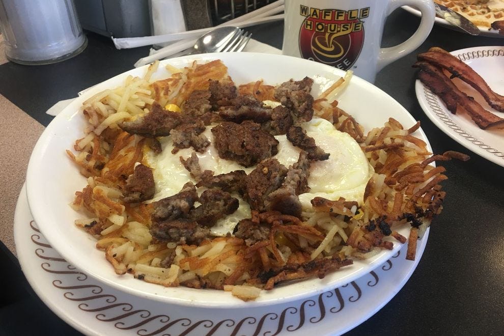 Bol de petit-déjeuner à Waffle House