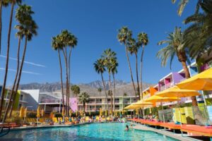 Soak in the rays (and color) at Saguaro Hotel