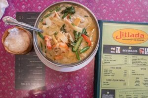 Native green curry from Jitlada