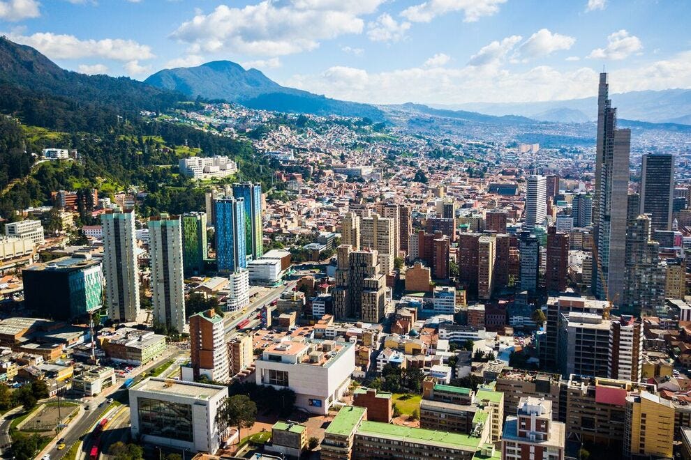 L'horizon de Bogota