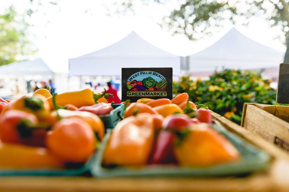 West Palm Beach GreenMarket élu meilleur marché fermier deux années de suite