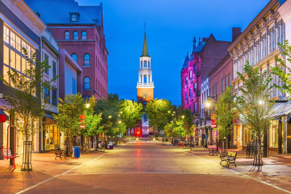 Church Street Marketplace est un quartier historique du registre national qui accueille 1,5 million de visiteurs chaque année