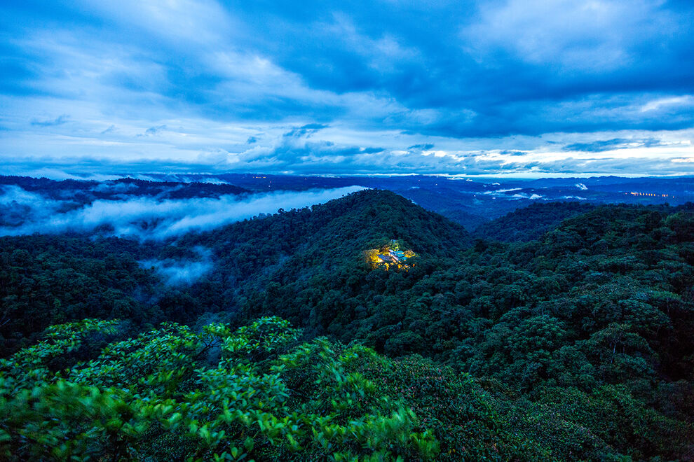 Refuge dans la forêt nuageuse de l'Équateur