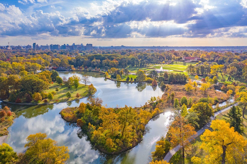 Forest Park est l'un des plus grands parcs urbains du pays