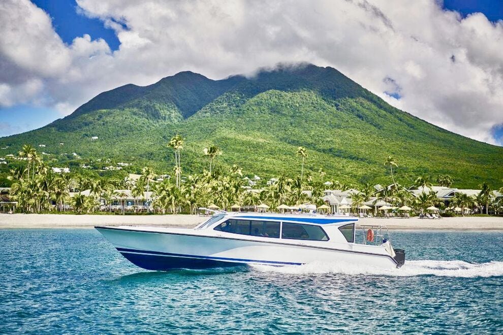 Arrivée sur l'île de Nevis