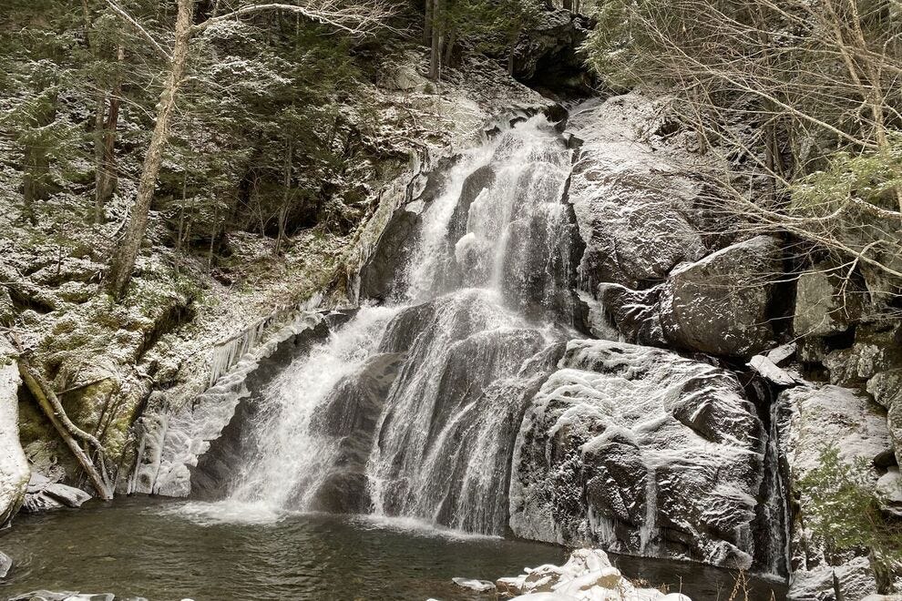Moss Glen Falls à Granville, Vermont