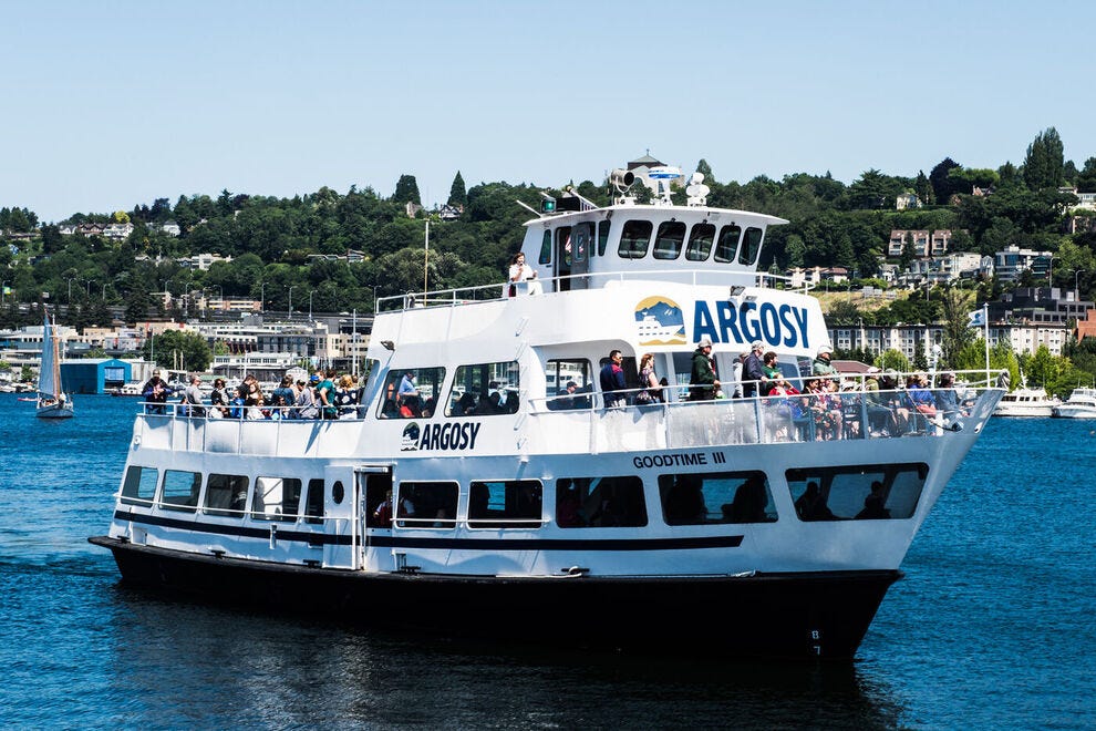 Argosy Cruises s'avère un moyen idéal pour sortir sur les nombreuses voies navigables scintillantes de Seattle