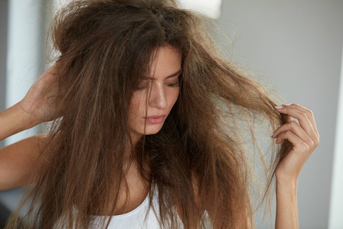 maschera per capelli secchi
