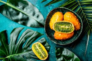 Kiwano est hydratant et antioxydant et vous mangez la pulpe à la cuillerée