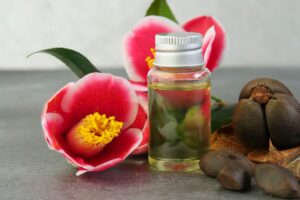 l'ancienne huile japonaise pour la beauté de la peau et des cheveux