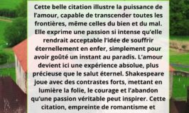 L'Amour selon Shakespeare : Une Passion qui Défie l'Enfer !