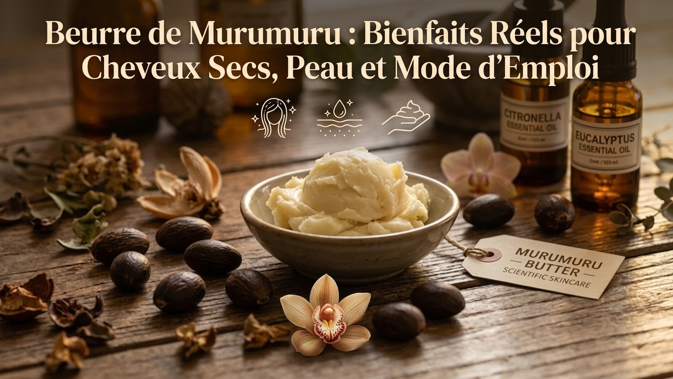 Lire la suite à propos de l’article Beurre de Murumuru : Bienfaits Réels pour Cheveux Secs, Peau et Mode d&rsquo;Emploi